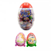 Шоколадні яйця "Джой" EGG SURPRISE 8гр  хлоп/дівч (60шт)