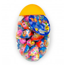 Шоколадні яйця "Джой" EGG SURPRISE 8гр  хлоп/дівч (60шт)