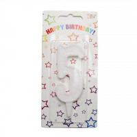 Свічка для торта 5 з блиском    6682838968727