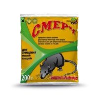 Отрута для мишей "Смерч" пачка тісто 200гр 1шт, 60шт/ящ