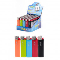 Зажигалки "SMILE" цвет. Premium 4108 (50шт)