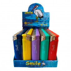 Запальнички "SMILE" кольор. Premium 4109bcgf (48шт)