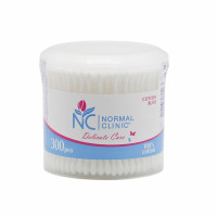 Ватні палички NORMAL Clinique 300шт квадратна коробка VPN022