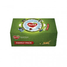 Серветки косметичні Ruta Family Pack Brick 200л 2ш білі 1шт, 12шт/ящ