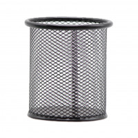 Підставка для ручок метал. сітка чорний круглий Buromax 6202-01