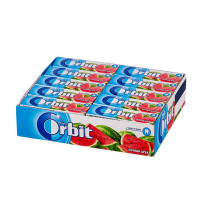 Жвачка Оrbit арбуз, 30шт /бл, 600шт / ящ