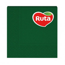 Серветки Ruta 33*33 20л 3ш зелені 1шт, 17шт/ящ