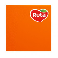 Серветки Ruta 33*33 20л 3ш оранжеві 1шт, 17шт/ящ