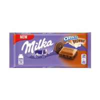 Шоколад MILKA OREO Brownie 100г, 22шт/бл