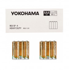 Батарейки Yokohama мини пальчик 4шт, 60шт/бл 1200шт/ящ