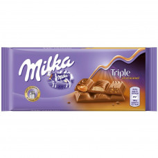 Шоколад MILKA Triple 90г, 20шт/бл