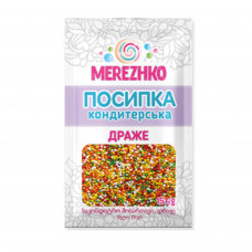 Посыпка драже (смесь №2) ТМ "MEREZHKO" 15г, 10шт / уп, 60шт / ящ