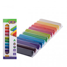 Пластилін 12 кольорів Zibi Kidis 300гр 6227