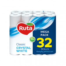 Туалетная бумага Ruta Classic 32рул 2ш белый 1шт