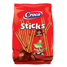 Палички з шоколадним кремом CROCO STICKS 80г, 1шт, 42шт/ящ