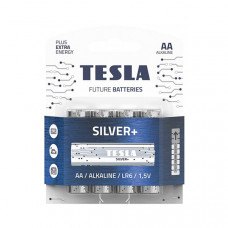 Батарейки Тесла Silver пальчик блістер 4шт 48шт/уп