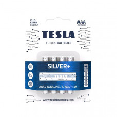 Батарейки Тесла Silver міні пальчик блістер 4шт 48шт/уп