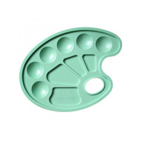 Палитра овальная цветная