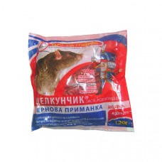 Отрута для мишей "Лускунчик" зерно пакет 120гр 1шт