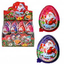 Шоколадні яйця "Джой"  MERRY CHRISTMAS 11гр 24шт/бл, 288шт/ящ