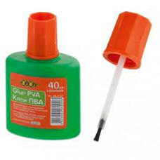 Клей ПВА 40 гр Zibi 6101 колпачок с кисточкой