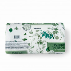 Полотенце бумажное в листах ЧП V-сборка 150л 2ш белый