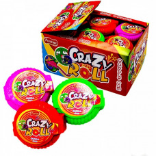 Жуйка Рол  Crazy roll Gum (рулетка) 10гр 24шт/бл, 576шт/ящ  8680945415200