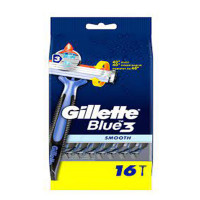 Станки для бритья одноразовые "Джилетта Blue 3" Smooth (12шт)2719