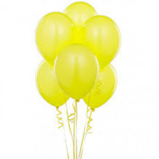 Балони перламутрові жовті 100шт/уп