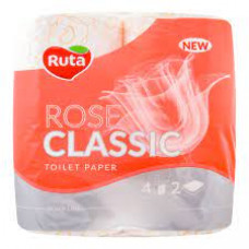 Туалетная бумага Ruta Classic Rose 4рул 2ш 1шт.