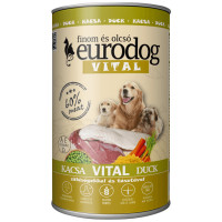 Консервы для собак Утка 1240гр EuroDog Vital 8163