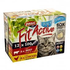 Корм для котів 12*100гр FitActive  FIT-a-BOX 6759