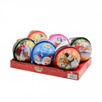 Шоколадні яйця "WoooW" шар  НОВОРІЧНІ, 90гр 6шт/уп, 30шт/ящ