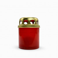 Свічка лампадка пластмасова на 12 год  10шт/уп