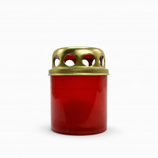 Свеча лампадка пластмассовая на 12 час  10шт/уп