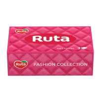 Серветки косметичні Ruta 60л 3ш білі пенал