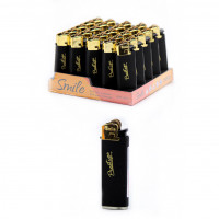 Зажигалки "SMILE" пьезо prestige Резина 4103 (25шт)