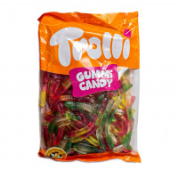 Желейки Черви "Fruity worms" TROLLI  1кг