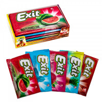 Жевательная резинка в пласт. MIXED (Exit) FLAVOURS 11гр, (5шт/бл), 400шт/бл