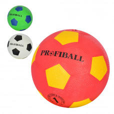 М'яч футбольний VА-0009 розмір 1,гума Grain,3 кольори, 163г
