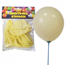 Кульки повітряні ТР-53463 Жовті 12 10шт/уп  Тікі
