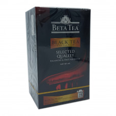 Чай чорний байховий дрібн.у пакетах Beta Tea  Selected quality 25пак*2гр. 72уп/ящ  8690717003115
