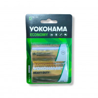 Батарейка сольова R20 (A2) YOKOHAMA жовта/20