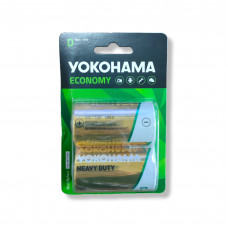 Батарейка сольова R20 (A2) YOKOHAMA жовта/20