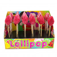 Леденцы "Земляничка"  15г  ( 1шт*18шт/бл * 10 10 бл/ящ )  А-019 ТМ "АLMI"