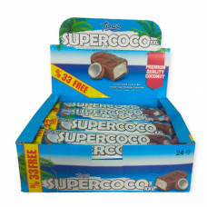 Батончик SUPERCOCO XXL 60г 24шт/бл 144шт/ящ 8682213000071