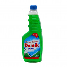 Засіб для миття скла DOMIK EXPERT зелений запаска 750мл 10шт/ящ 4820150230210