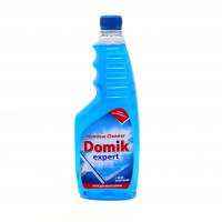 Средство для мытья стекла DOMIK EXPERT синий запаска 750мл 10шт/ящ