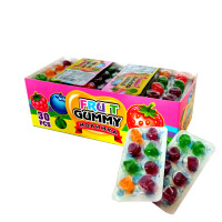Желейки таблетки на блістері Fruit Gummy 12г 30шт/бл 720шт/ящ 6973155762496