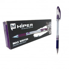 Ручка масл. Hiper Max Writer 335 фіолет. 2500м, 10шт/уп